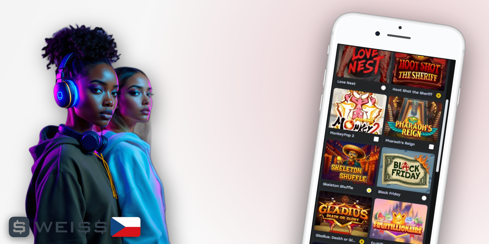 Weiss Casino app na Androidu i iOS zobrazuje hry a sportovní sázky