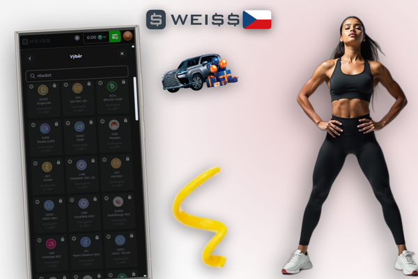 Potvrzení blockchain transakce při výběru kryptoměnou ve Weiss Casino do minut